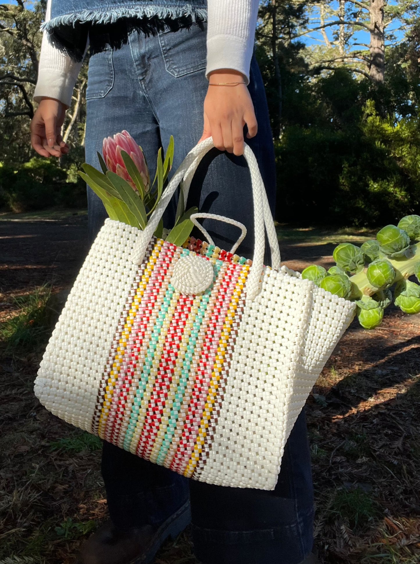 Jasmine Woven Tote