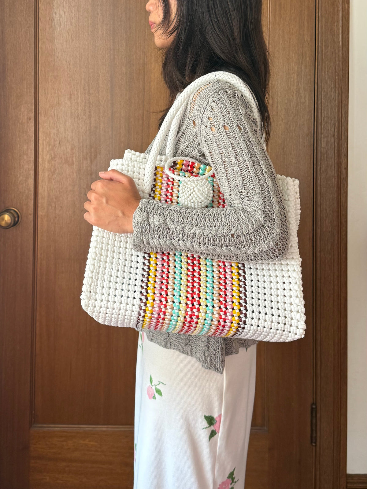 Jasmine Woven Tote